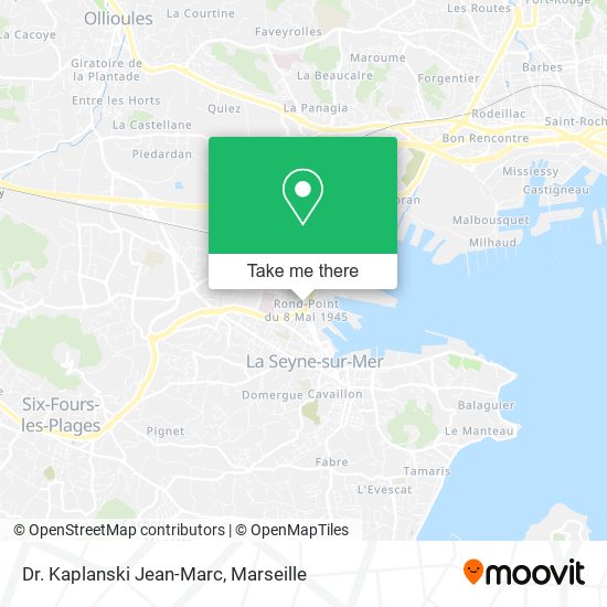 Dr. Kaplanski Jean-Marc map
