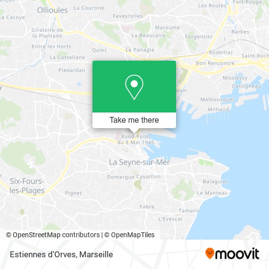 Estiennes d'Orves map