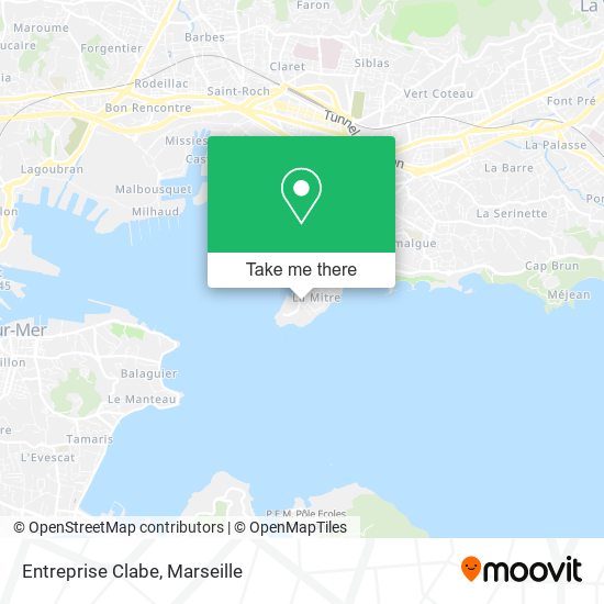 Entreprise Clabe map