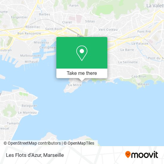 Les Flots d'Azur map