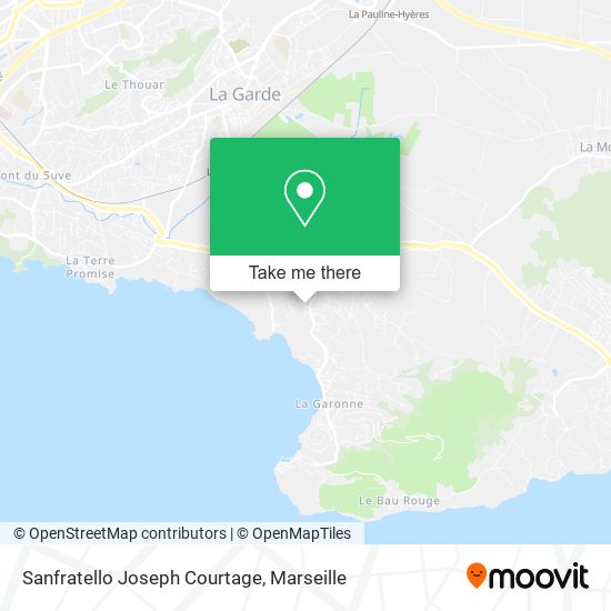 Sanfratello Joseph Courtage map