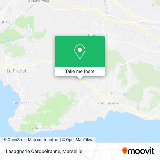 Lasagnerie Carqueiranne map