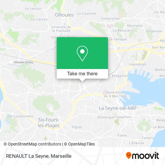 RENAULT La Seyne map