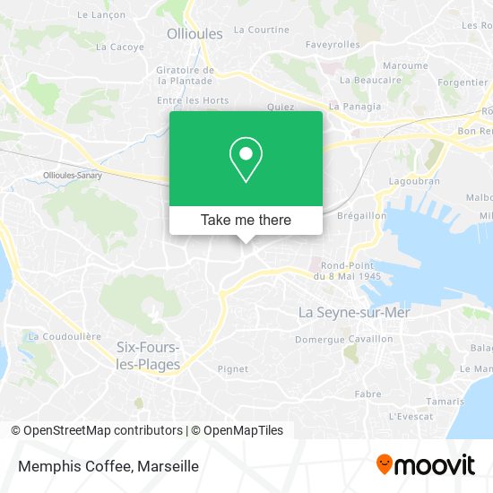 Memphis Coffee map