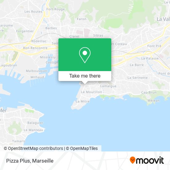 Pizza Plus map