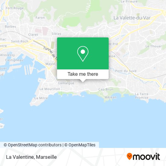 La Valentine map