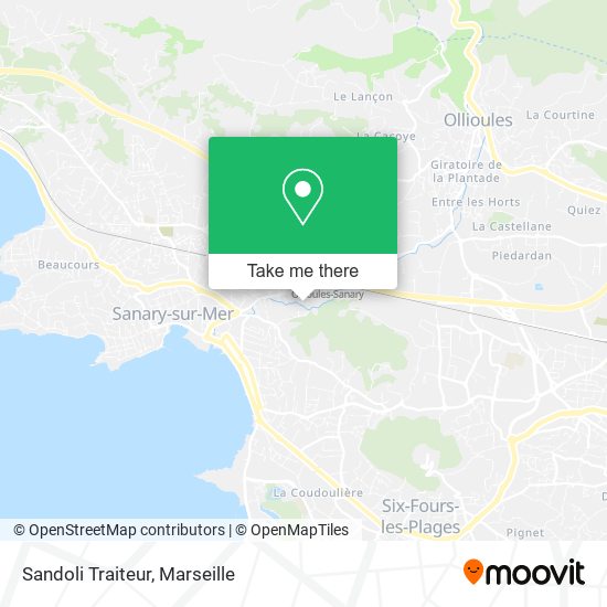 Sandoli Traiteur map