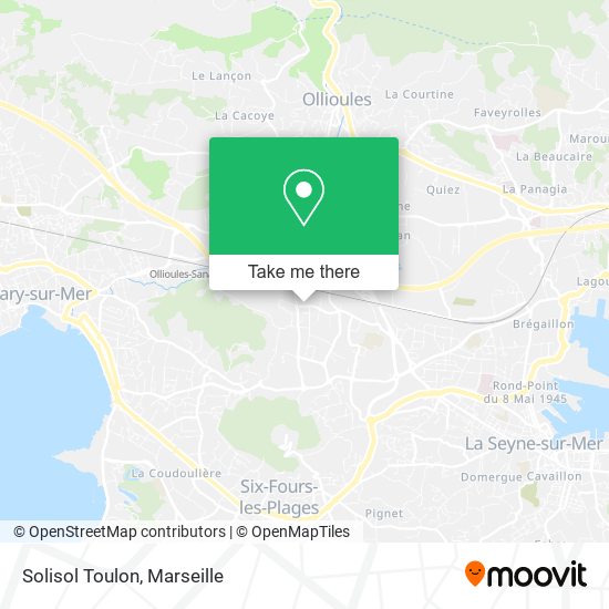 Solisol Toulon map