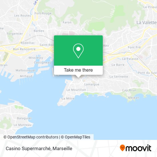 Casino Supermarché map