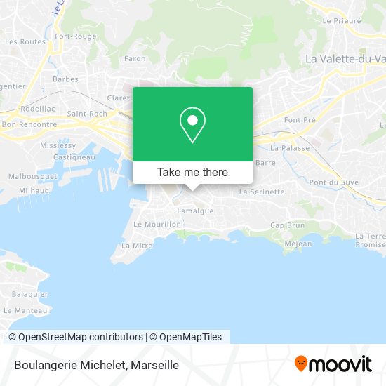 Boulangerie Michelet map