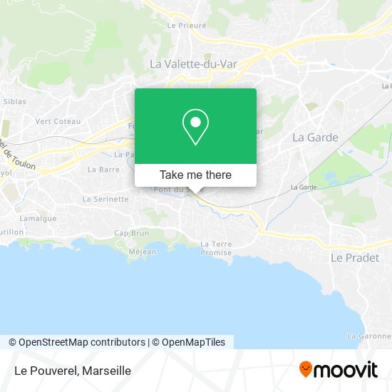 Le Pouverel map