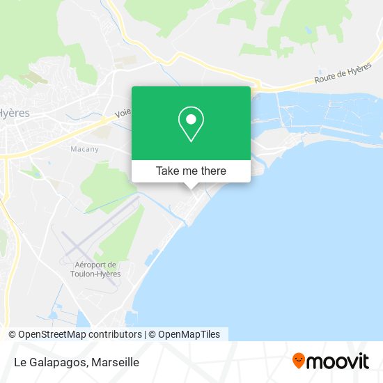Le Galapagos map