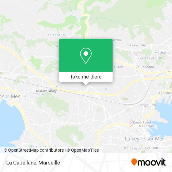 La Capellane map