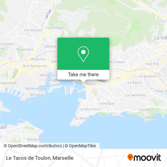 Le Tacos de Toulon map