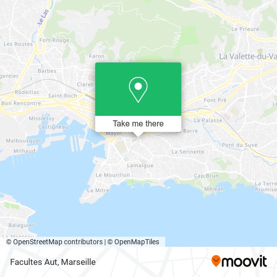 Facultes Aut map