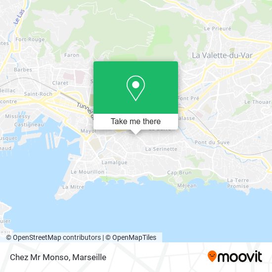 Chez Mr Monso map