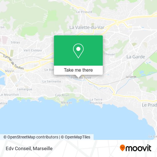 Edv Conseil map