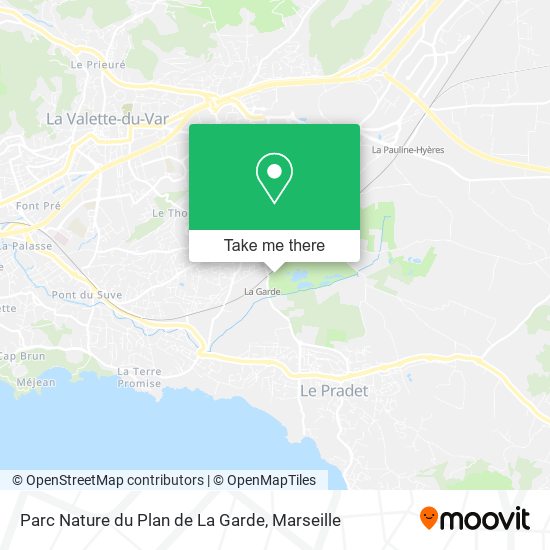 Parc Nature du Plan de La Garde map