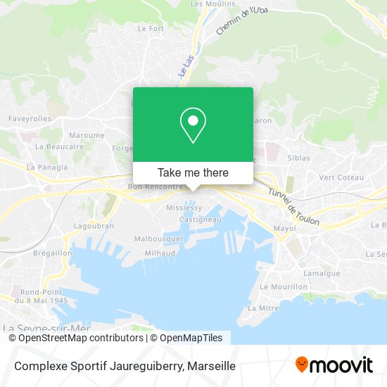 Complexe Sportif Jaureguiberry map