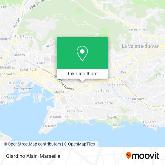 Giardino Alain map