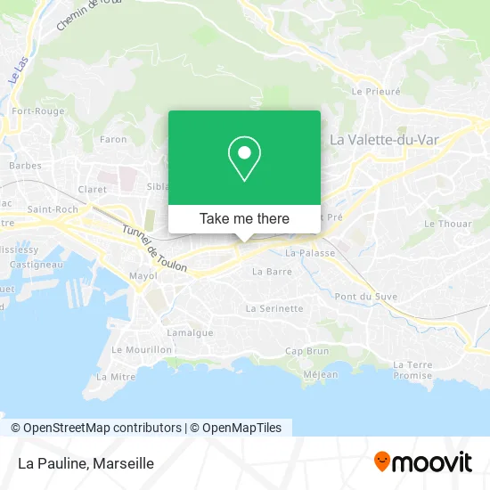 La Pauline map