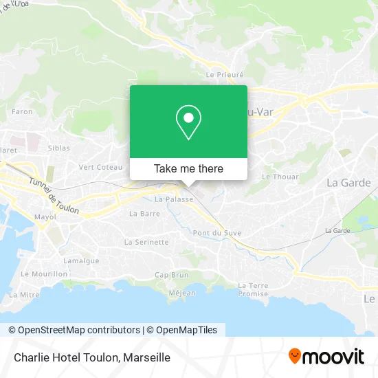 Charlie Hotel Toulon map