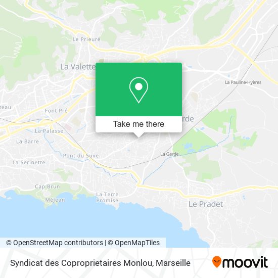 Syndicat des Coproprietaires Monlou map