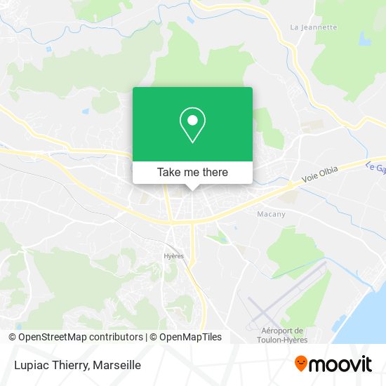Lupiac Thierry map