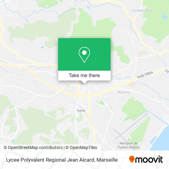 Lycee Polyvalent Regional Jean Aicard map
