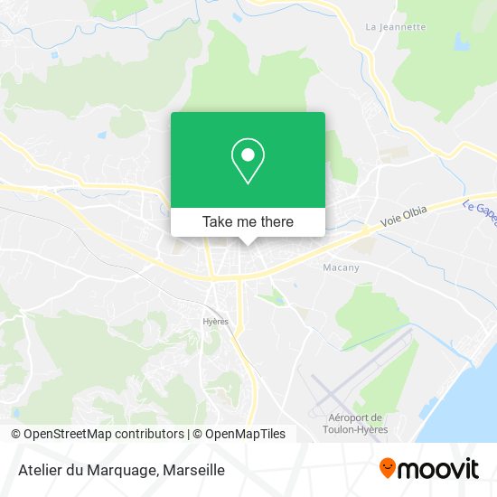 Atelier du Marquage map