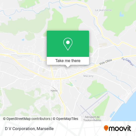 D V Corporation map