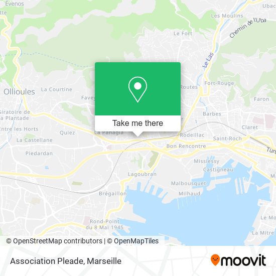 Association Pleade map