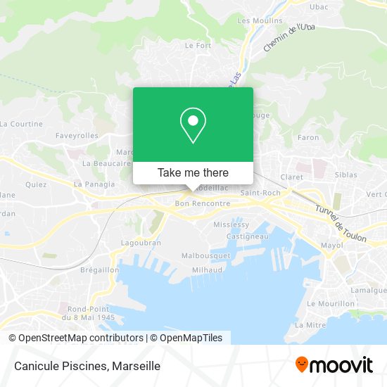 Canicule Piscines map