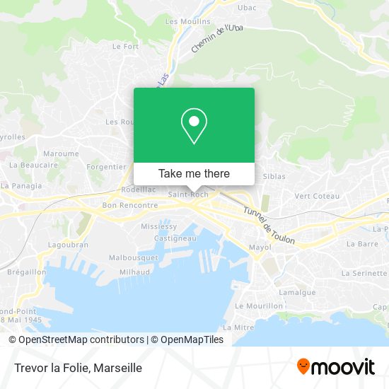 Trevor la Folie map