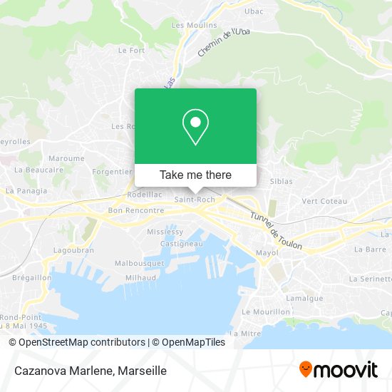 Cazanova Marlene map