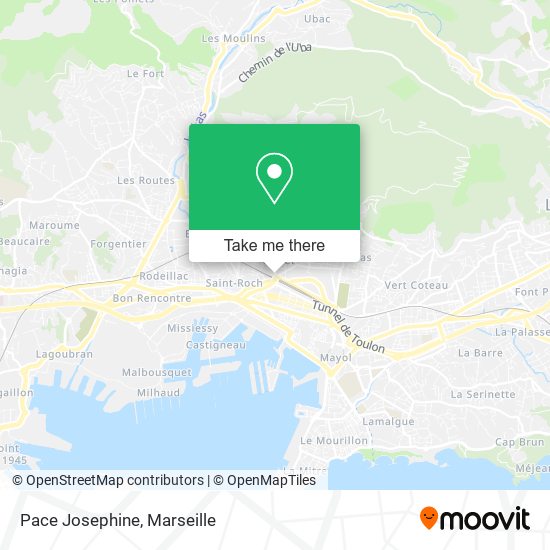 Pace Josephine map