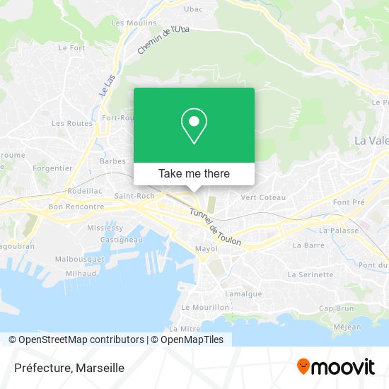 Préfecture map