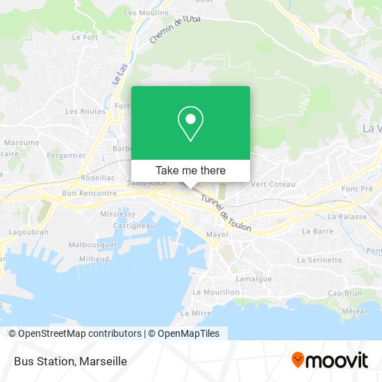 Bus Station map