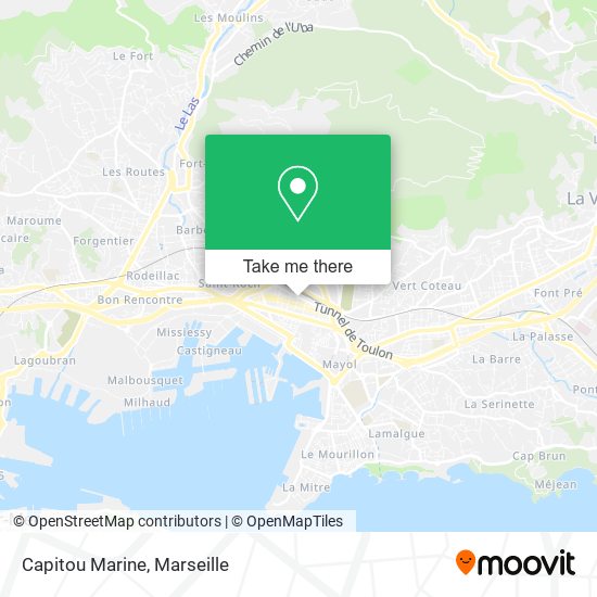 Capitou Marine map