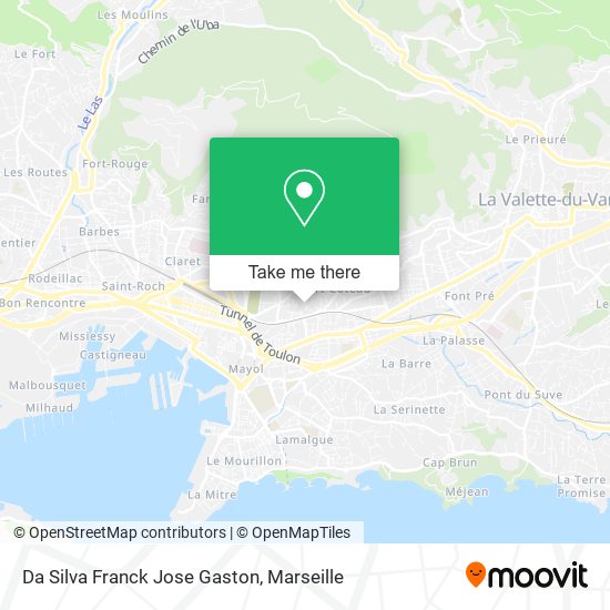 Da Silva Franck Jose Gaston map