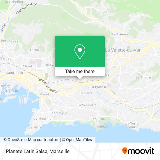 Planete Latin Salsa map