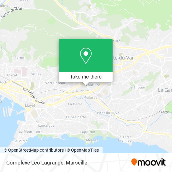 Complexe Leo Lagrange map