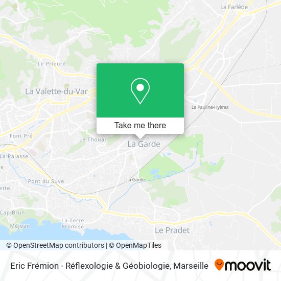 Eric Frémion - Réflexologie & Géobiologie map