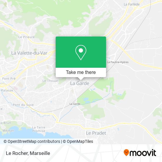 Le Rocher map