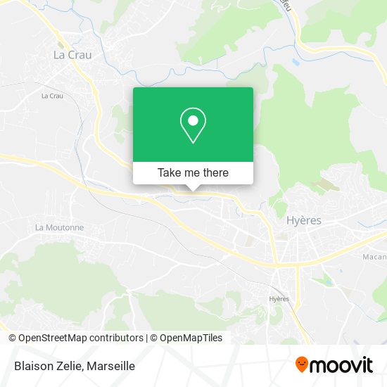 Blaison Zelie map
