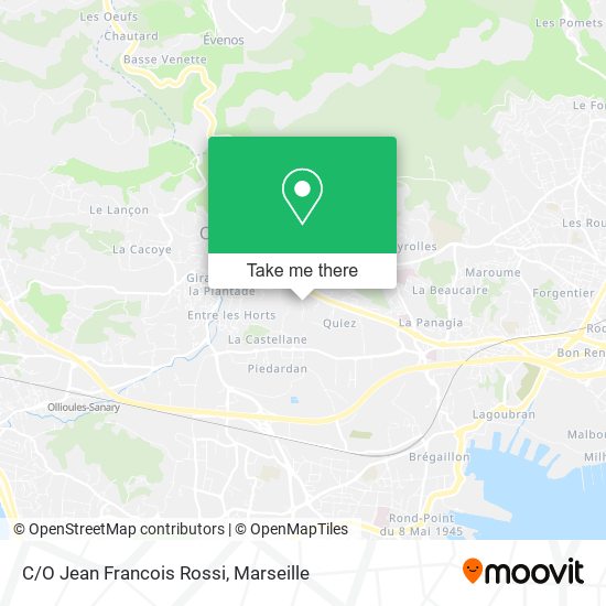 C/O Jean Francois Rossi map