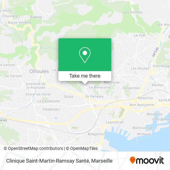Clinique Saint-Martin-Ramsay Santé map
