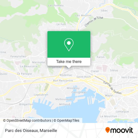 Parc des Oiseaux map