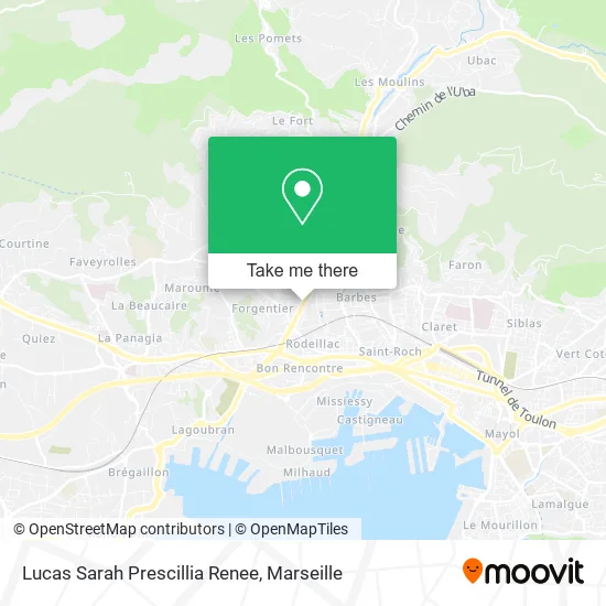 Lucas Sarah Prescillia Renee map