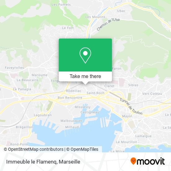 Immeuble le Flamenq map